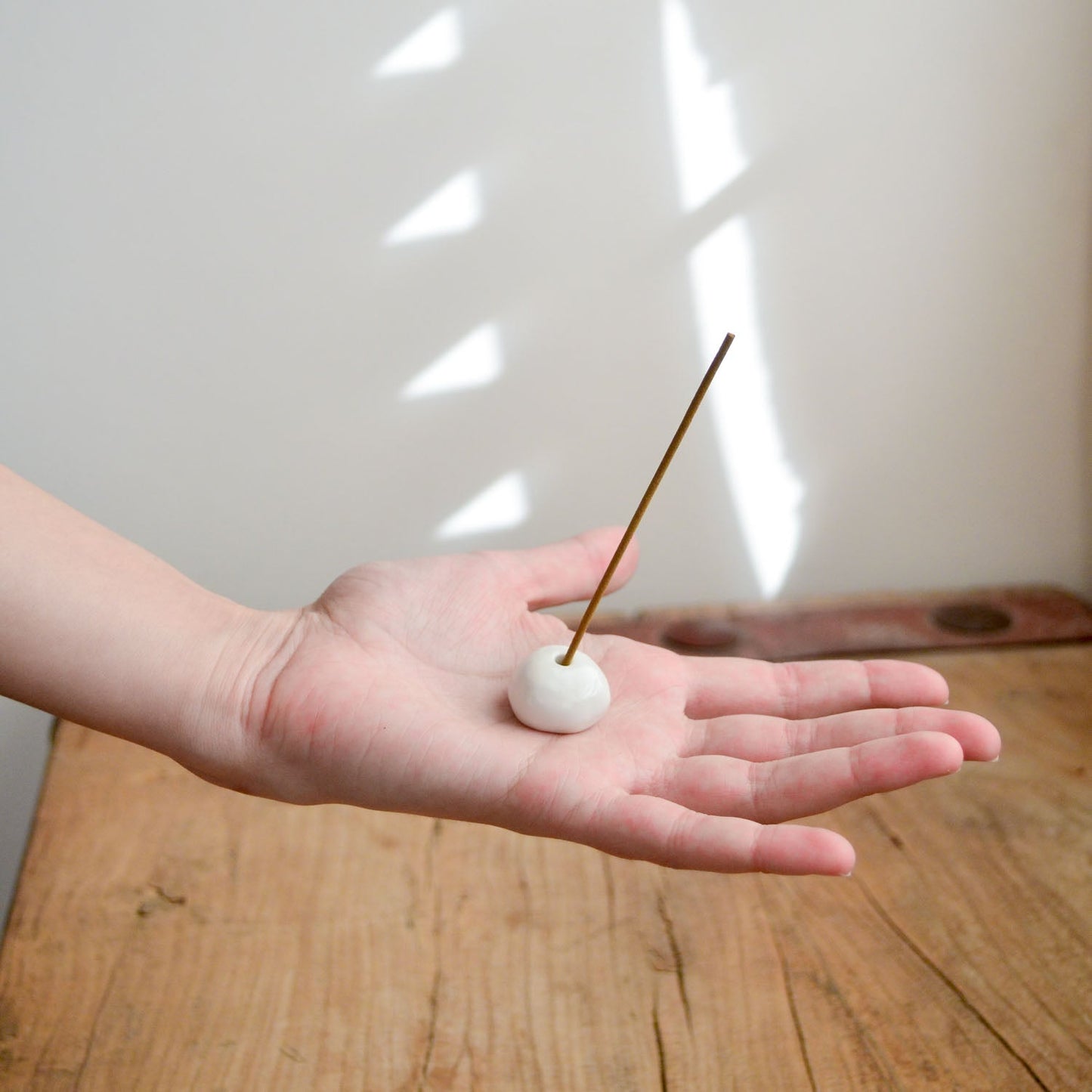 Incense bead ~ Classic White