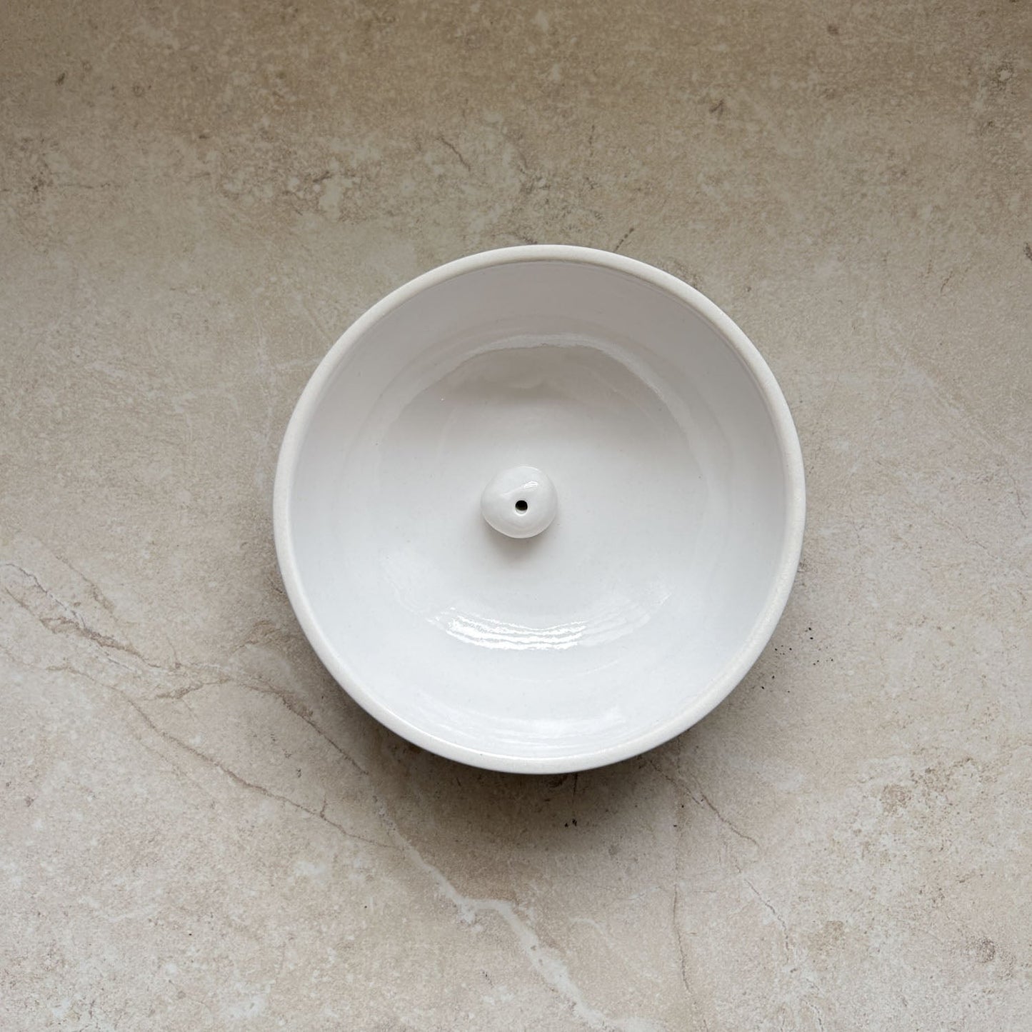 Incense bead ~ Classic White
