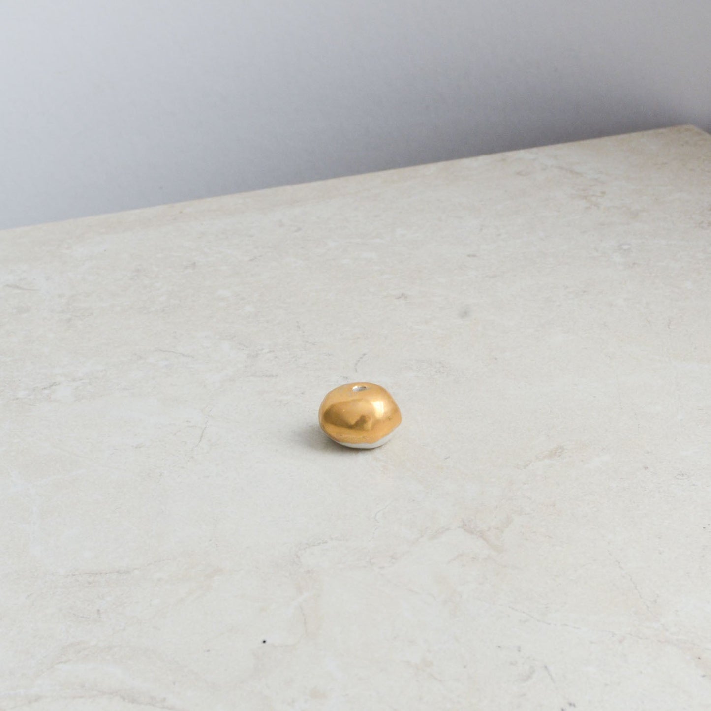 Incense bead ~ Gold Lustre