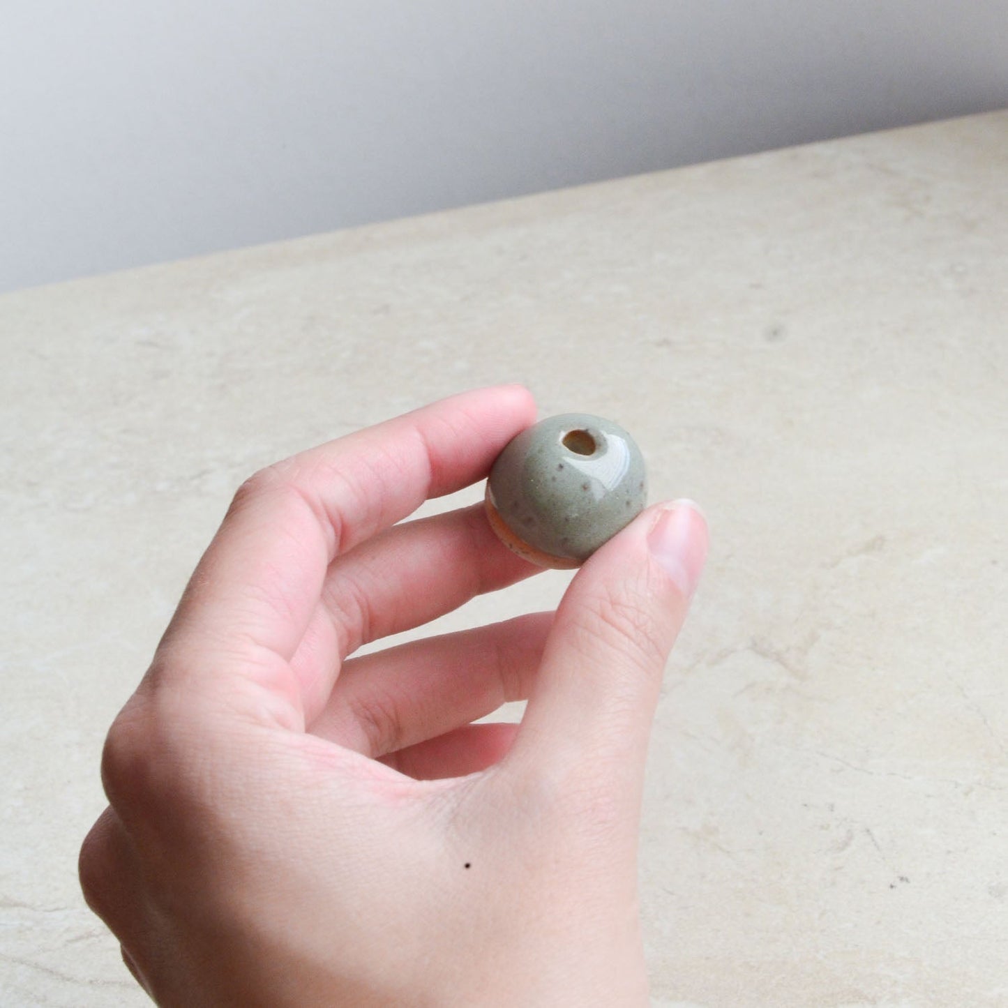 Incense bead ~ Sage on Natural