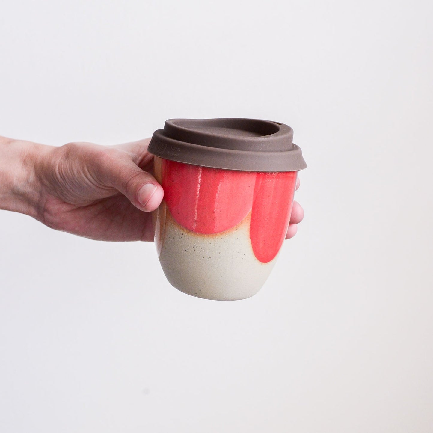 Reusable takeaway cup ~ Rainbow {8oz}