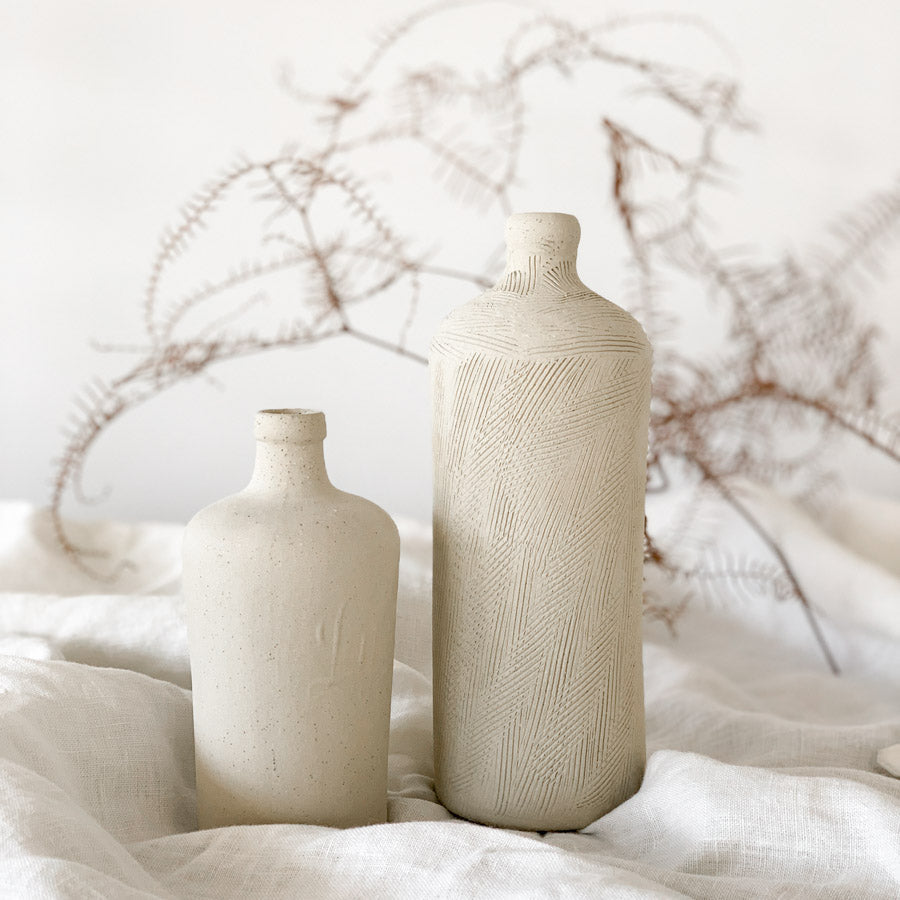 Alchemy bottle vase ~ Natural