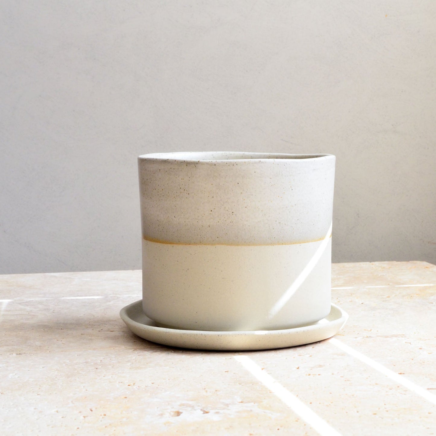 Ceramic planter ~ Driftwood