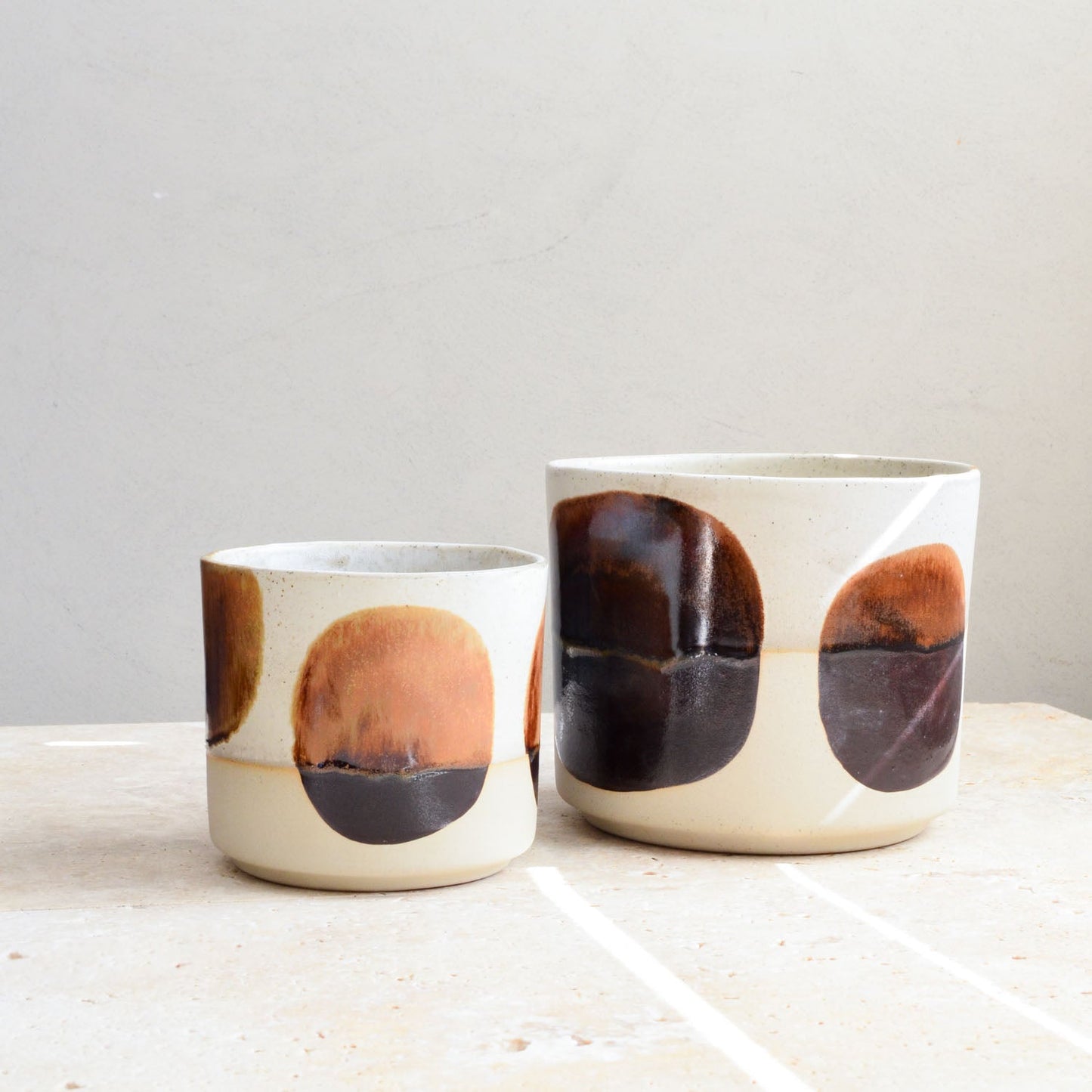 Ceramic planter ~ Coffee