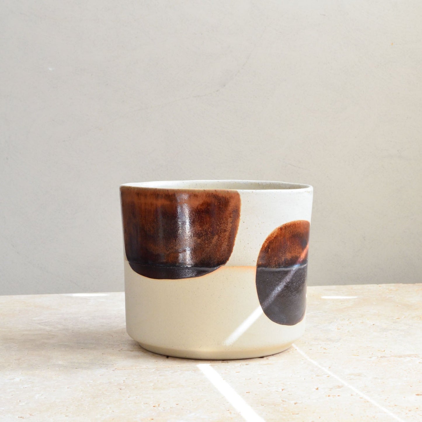 Ceramic planter ~ Coffee