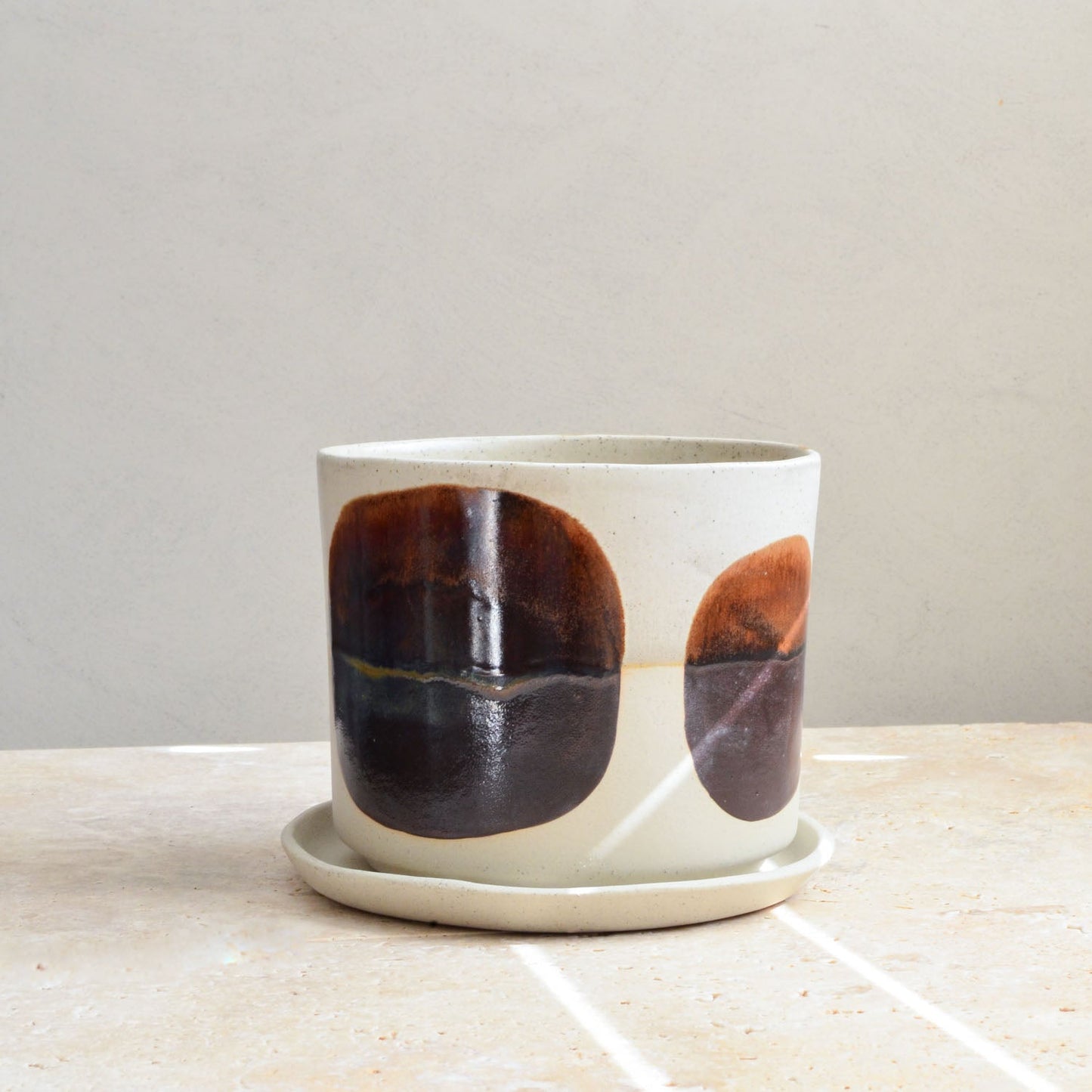 Ceramic planter ~ Coffee
