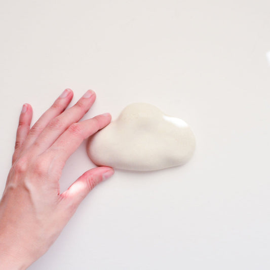 Ceramic wall hanging ~ Cloud (Driftwood)