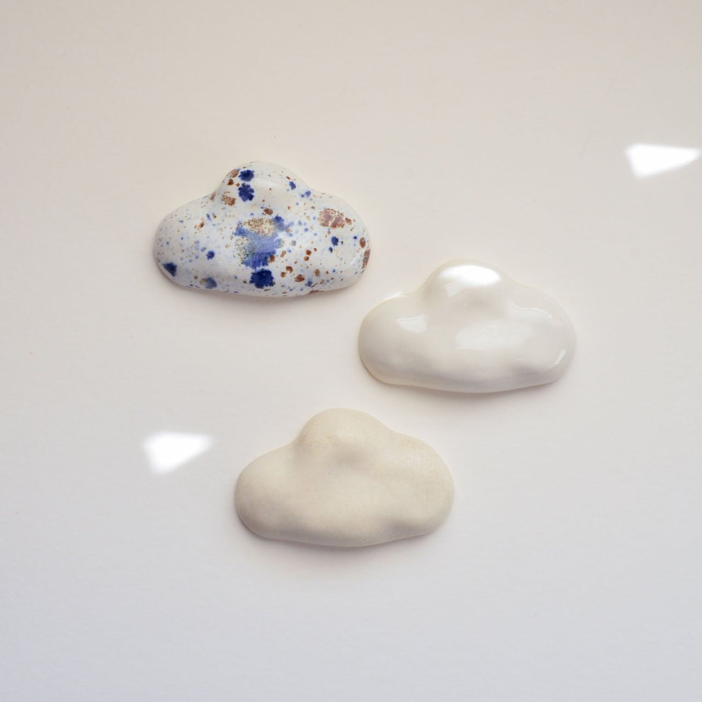 Ceramic wall hanging ~ Cloud (Driftwood)