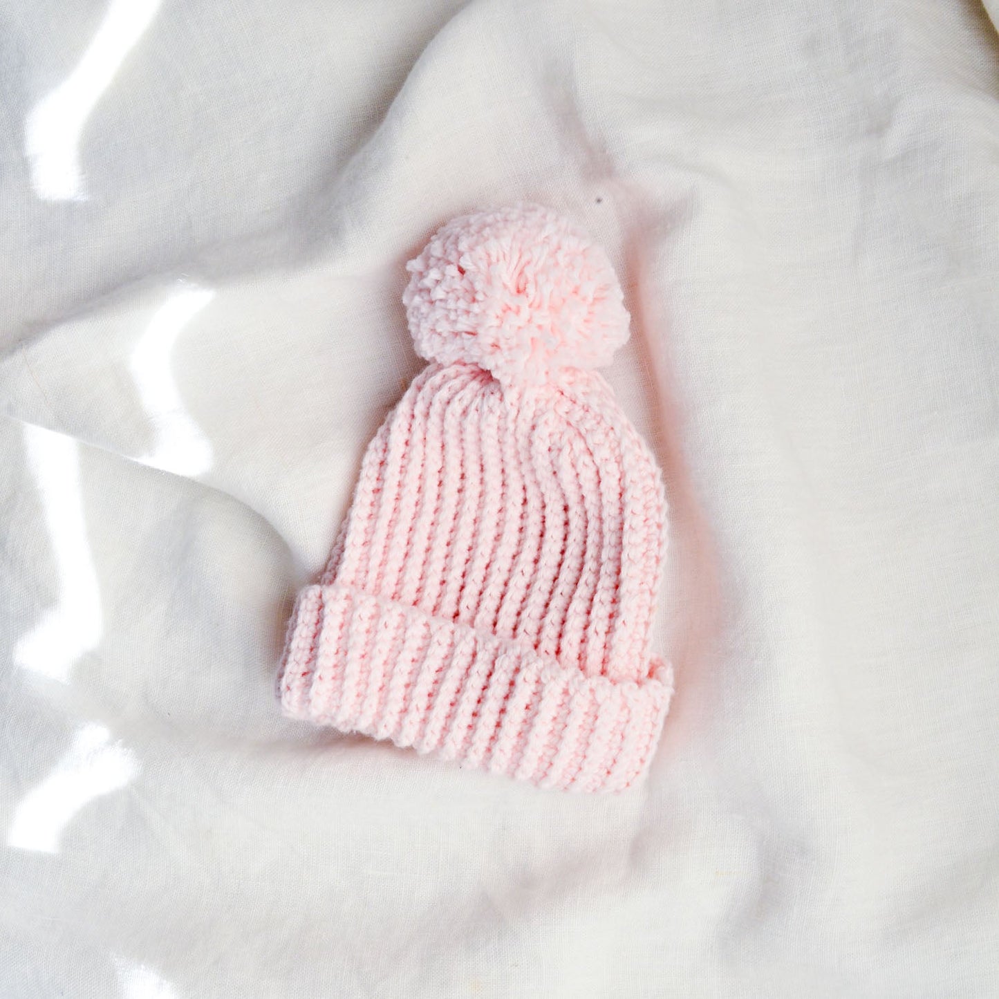 Crochet baby beanie (cotton)