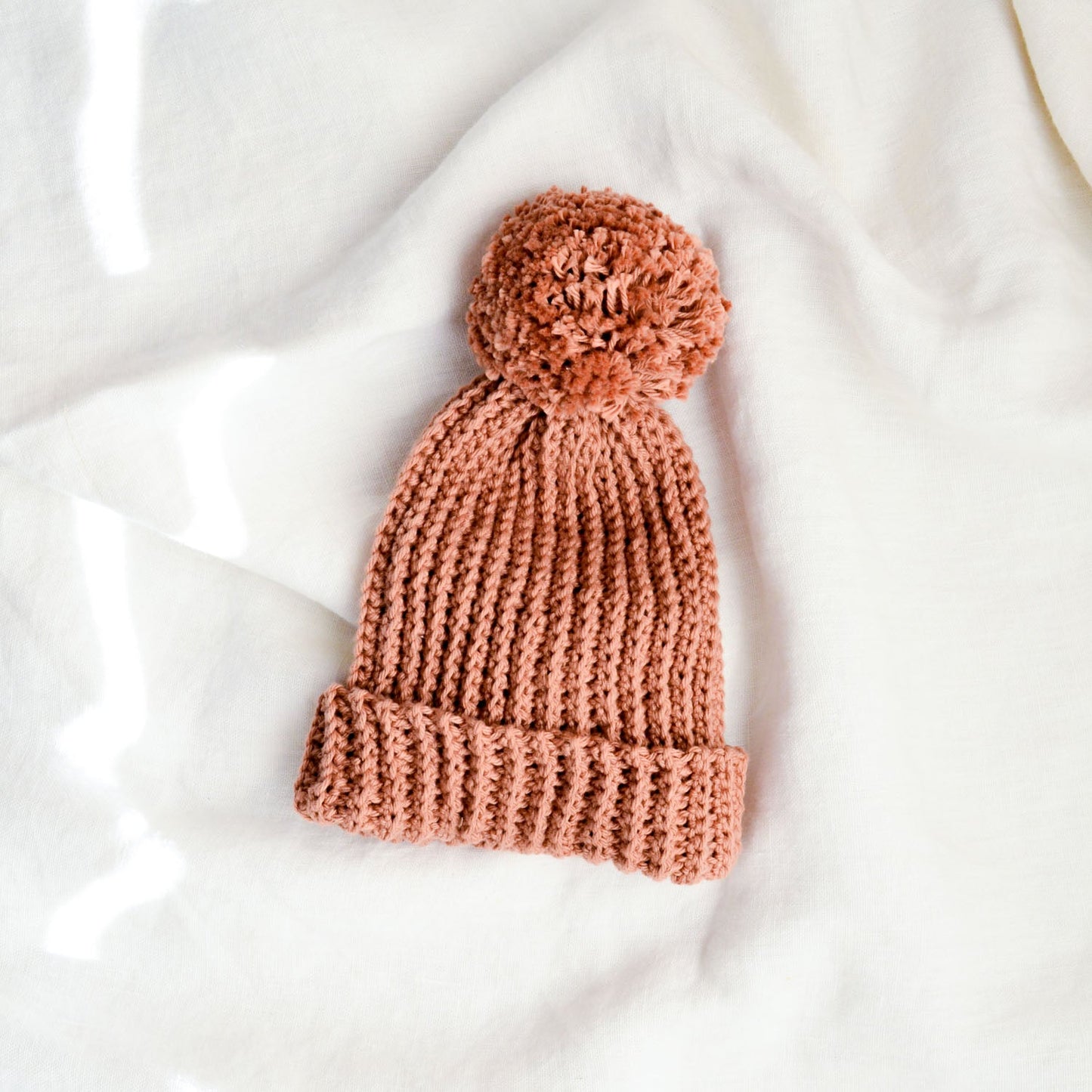 Crochet baby beanie (cotton)