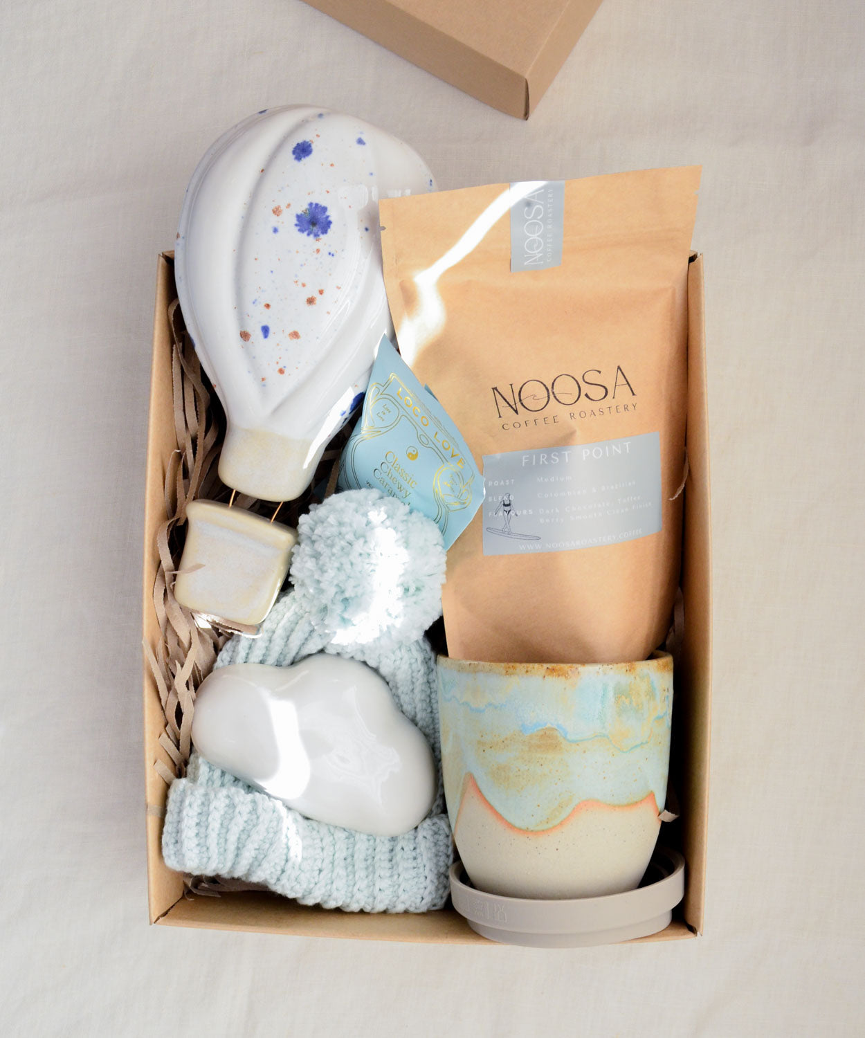 Noosa Nesting baby gift set