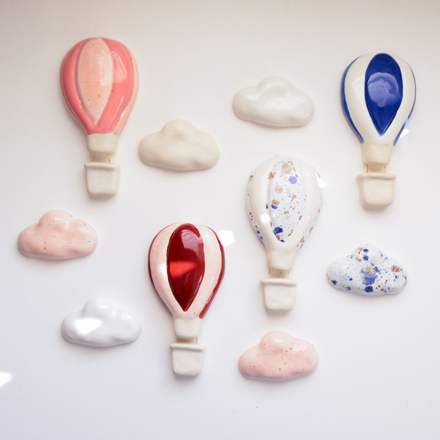 Ceramic wall hanging ~ Cloud (Driftwood)