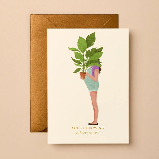 You're Growing - new baby card