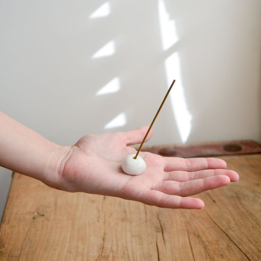 Incense bead ~ Classic White