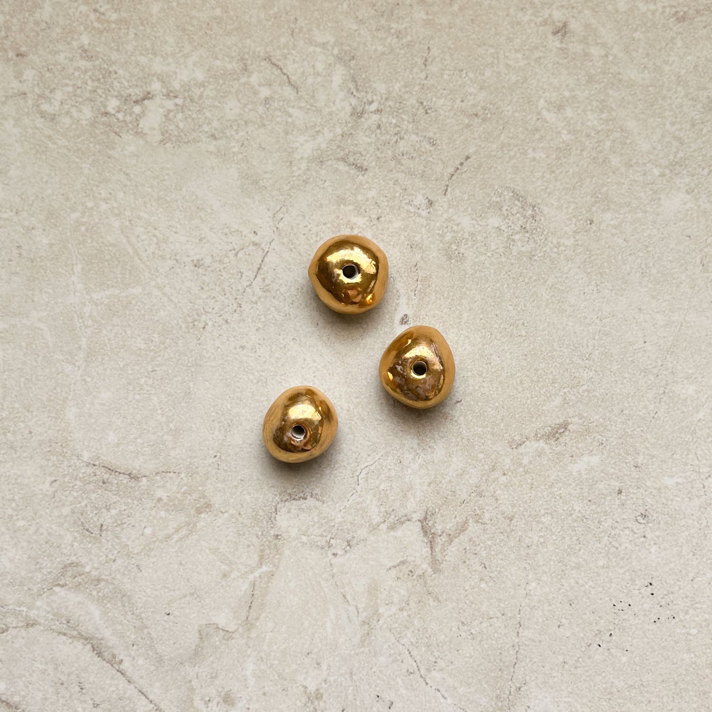Incense bead ~ Gold Lustre