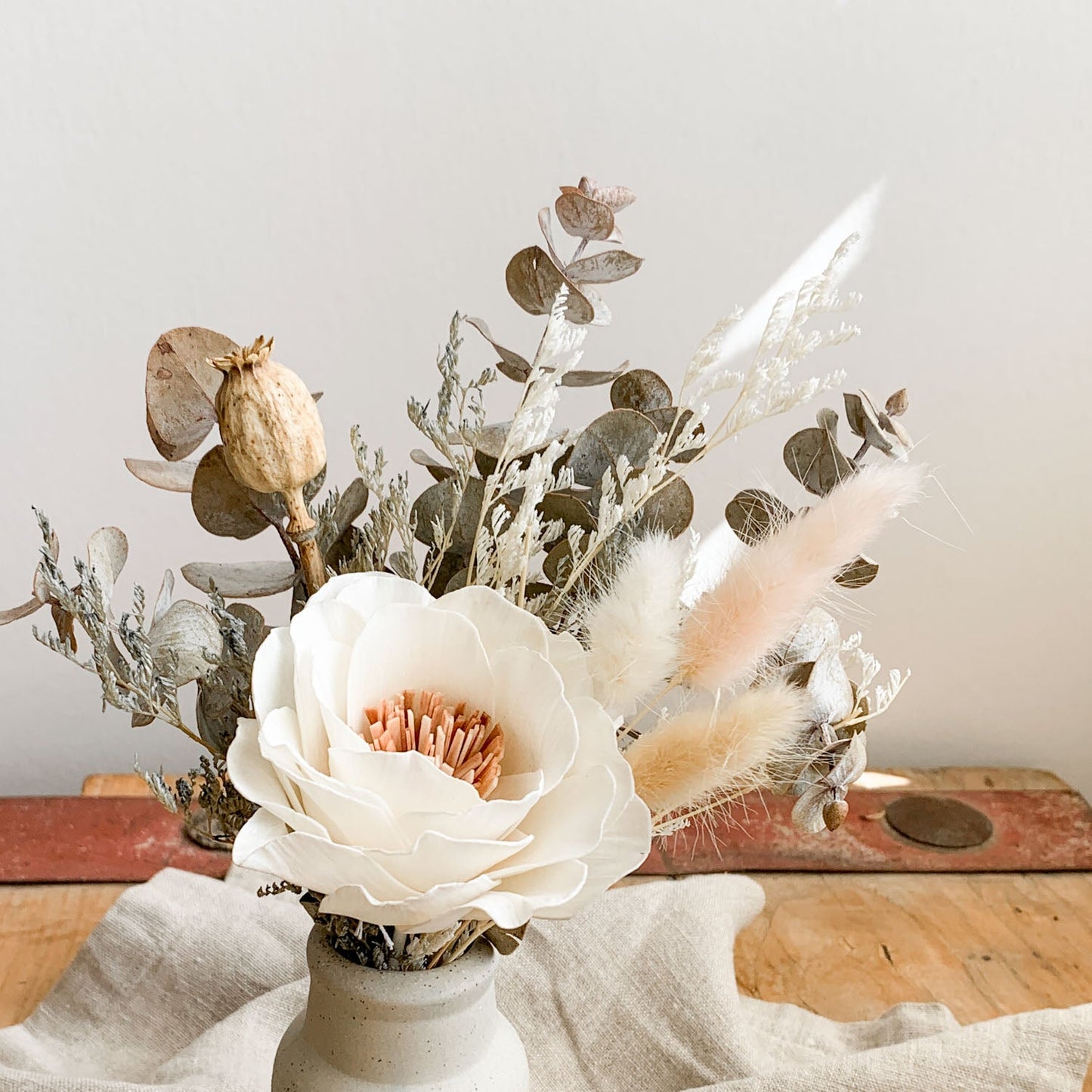 Dried posy ~ Wild Rose sola wood flower