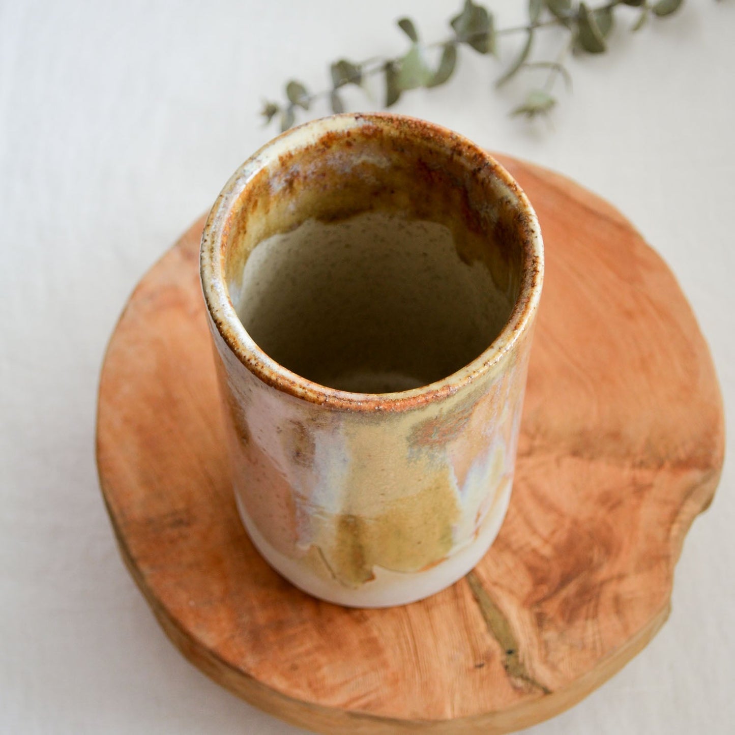 Tall Vase ~ Earthy Retro