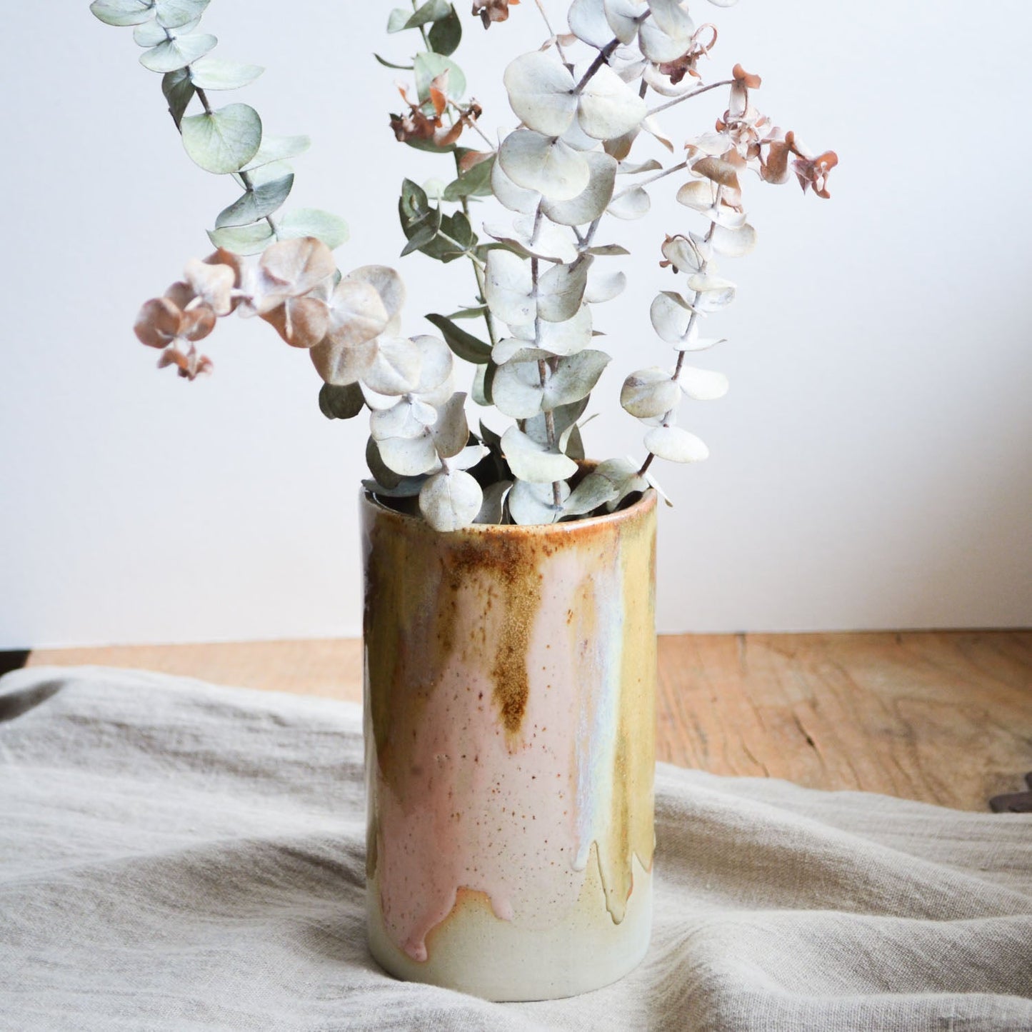 Tall Vase ~ Earthy Retro
