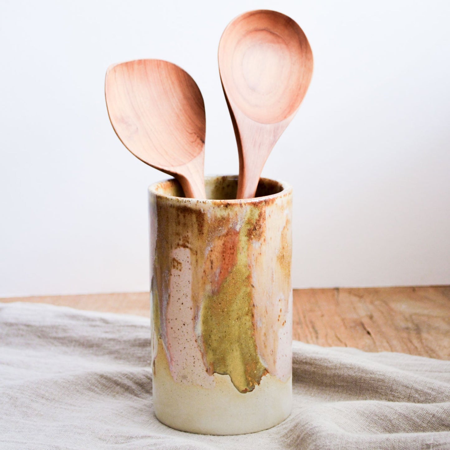 Tall Vase ~ Earthy Retro