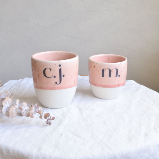 Monogram cup ~ Dusk