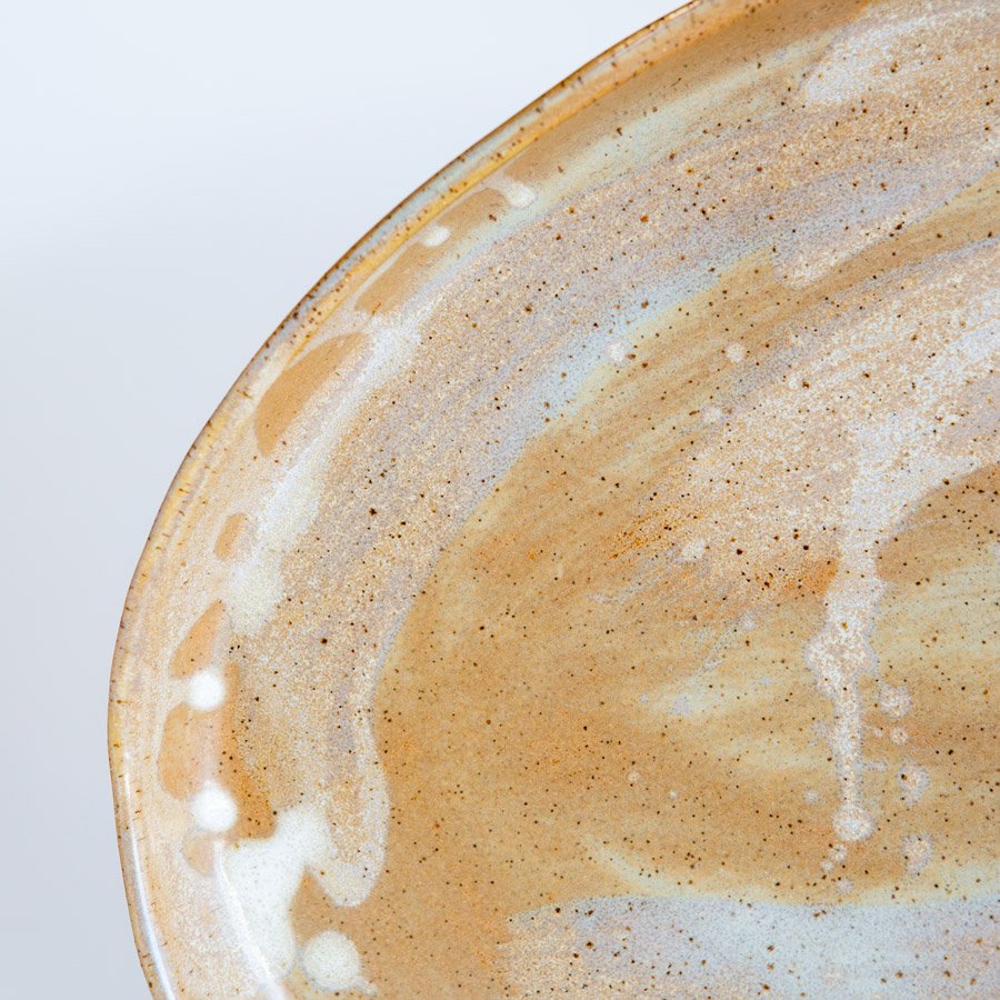 Oval serving platter ~ Pebblestone