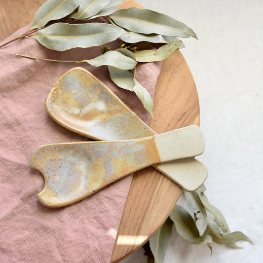 Salad servers ~ Pebblestone