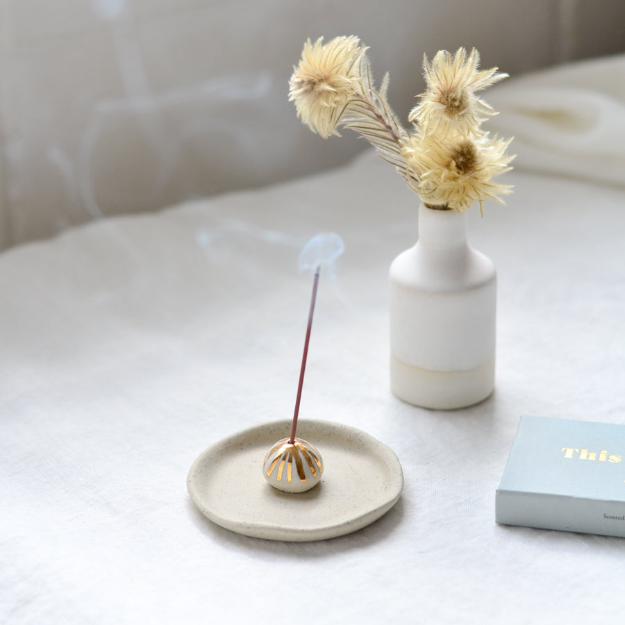 Serenity incense gift set ~ Gold Lustre Lines