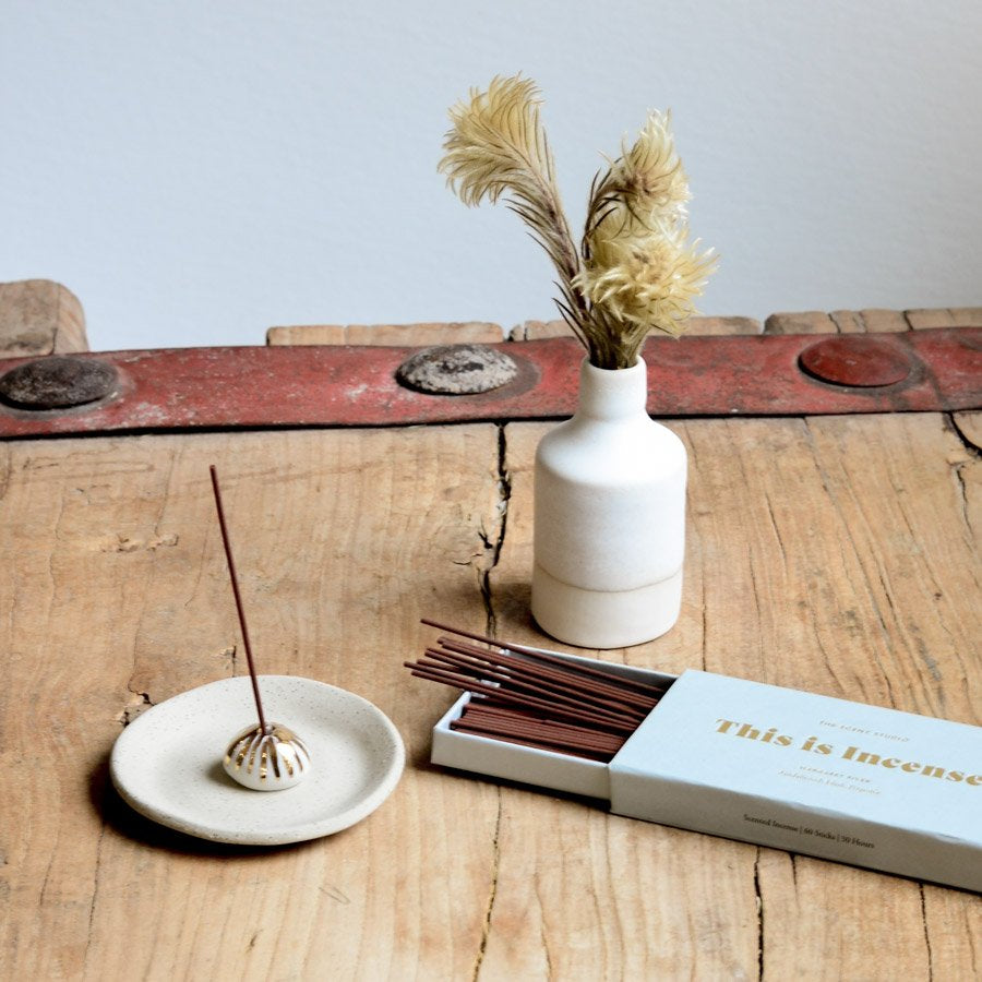 Serenity incense gift set ~ Gold Lustre Lines