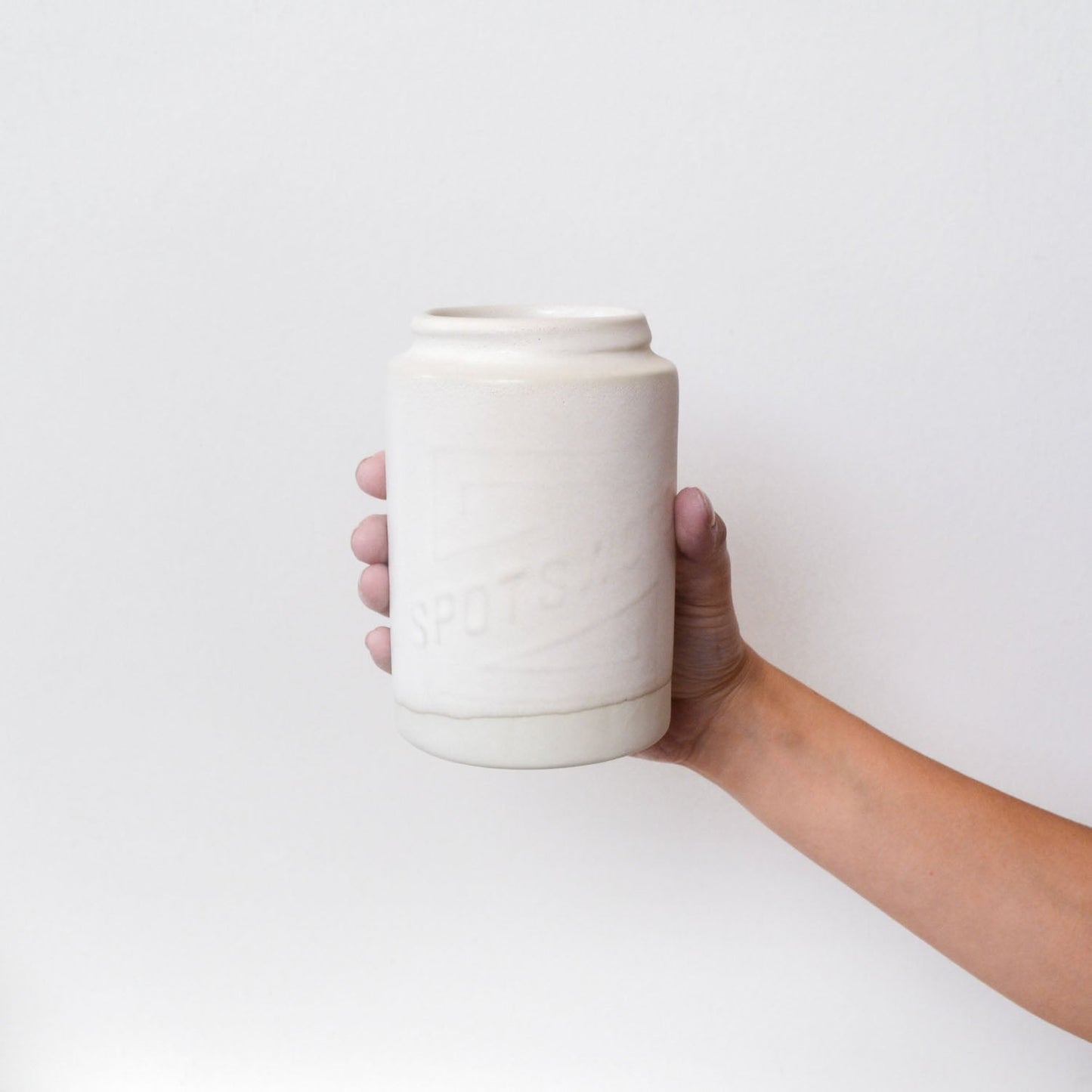 Spotswood jar ~ Matte White