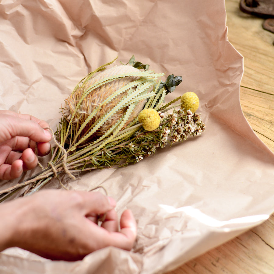 Dried native posy