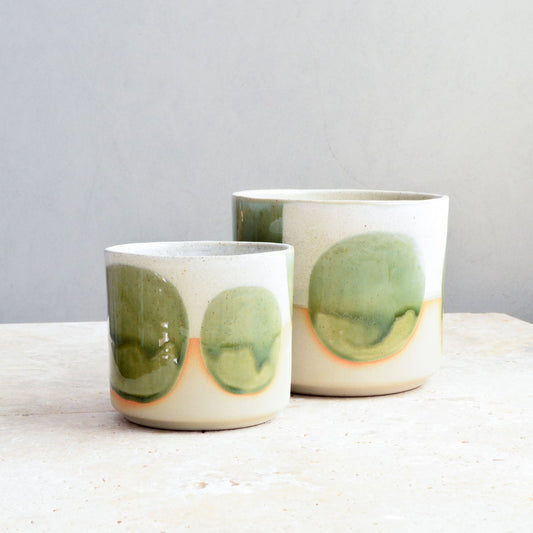 Ceramic planter ~ Moss
