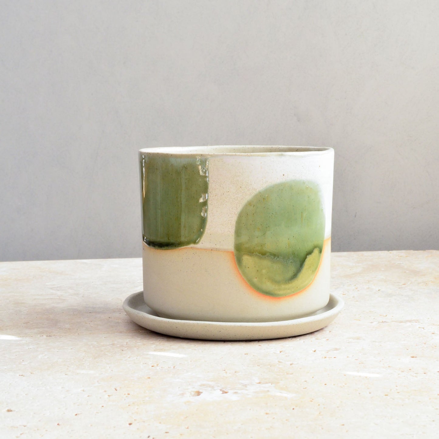 Ceramic planter ~ Moss